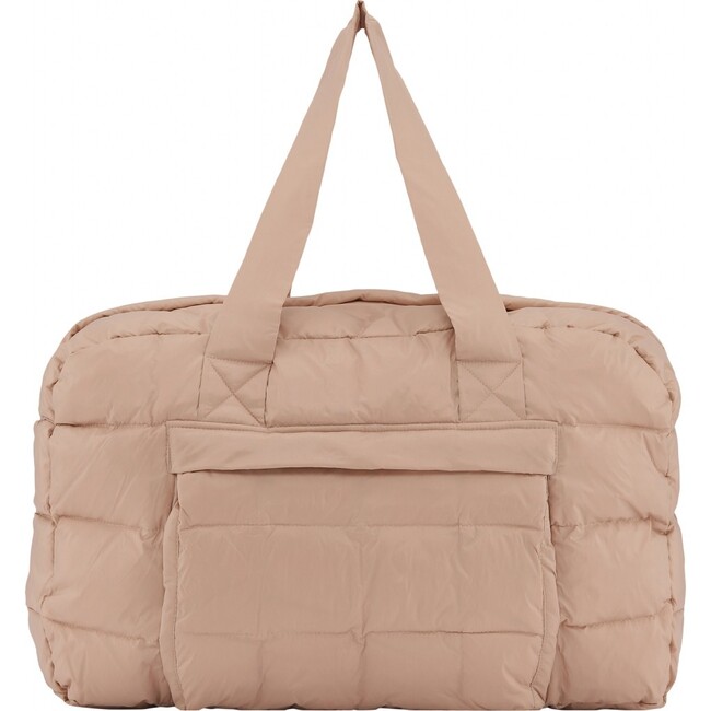 Light Zipper Padded Weekend Bag, Mahogany Rose