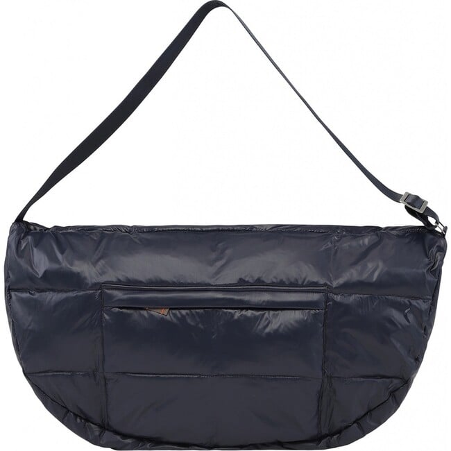 Large Adjustable Shoulder Strap Crossover Zipper Bag, Navy