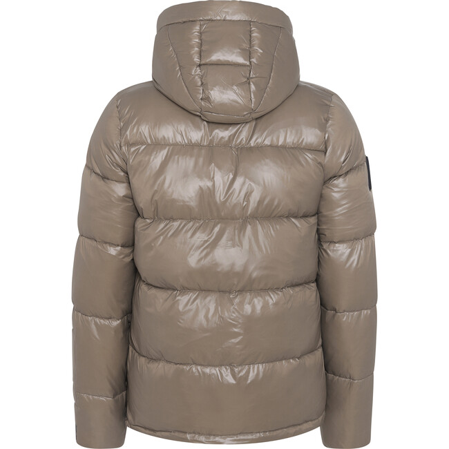 Men's Mountain Zipper Pocket Winter Ski Jacket, Caramel