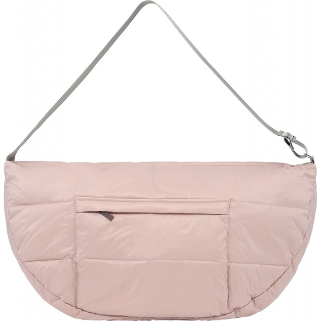 Large Adjustable Shoulder Strap Crossover Zipper Bag, Mahogany Rose