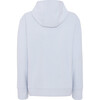 Women Doubleface Contrast Color Fleece Pocket Hoodie, Baby Blue & Kit - Fleece & Sherpa Jackets - 2