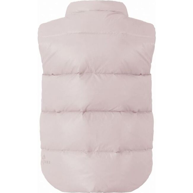 Children Featherlight Sleeveless Button Down Vest, Rose Powder - Vests - 2