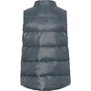 Children Featherlight Sleeveless Button Down Vest, Slate - Vests - 2 - thumbnail
