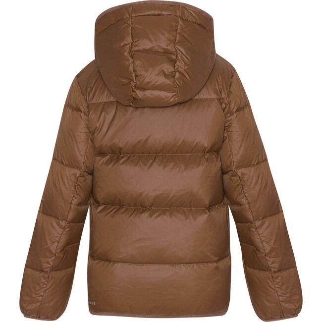 Children Featherlight Detachable Hood Pocket Winter Ski Jacket, Brownie