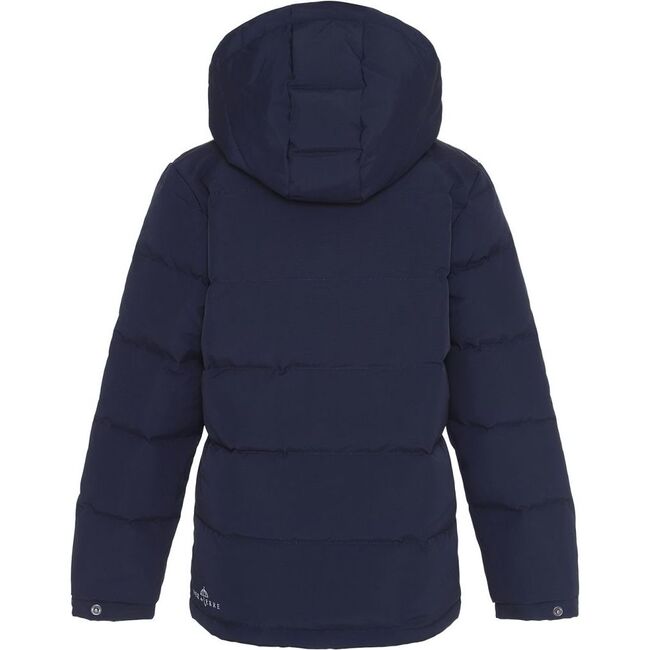 Children Detachable Hood Pocket Winter Ski Jacket, Navy