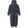 Children Detachable Hood Elastic Back & Cuff Zipper Wintersuit, Navy - Snowsuits - 2 - thumbnail