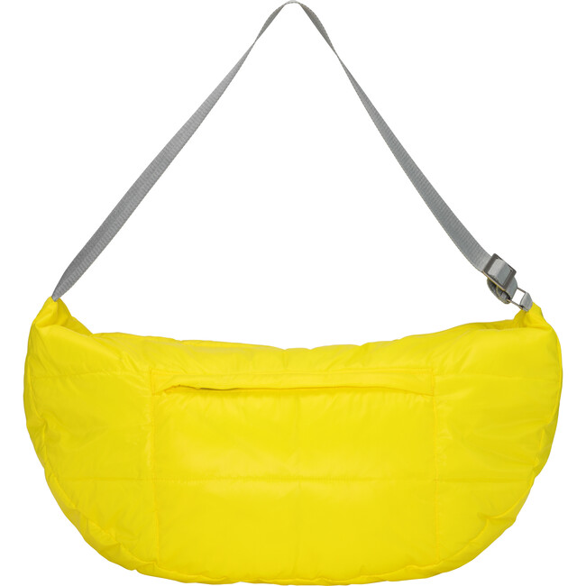 Large Adjustable Shoulder Strap Crossover Zipper Bag, Yellow