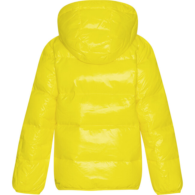 Children Featherlight Detachable Hood Pocket Winter Ski Jacket, Yellow