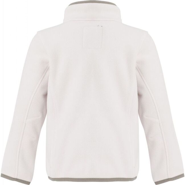 Doubleface Contrast Colour Fleece Zipper Jacket, Rose Powder & Mocca