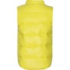 Featherlight Sleeveless Button Down Vest, Yellow - Vests - 2
