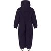 Detachable Hood Elastic Back & Cuff Zipper Wintersuit, Blackberry - Snowsuits - 2