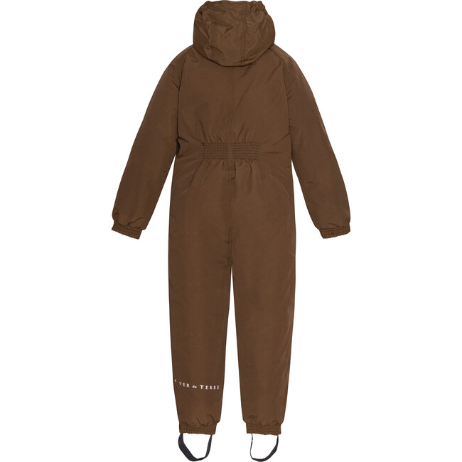 Children Detachable Hood Elastic Back & Cuff Zipper Wintersuit, Kangaroo