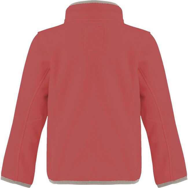 Doubleface Contrast Colour Fleece Zipper Jacket, Calypso & Paloma