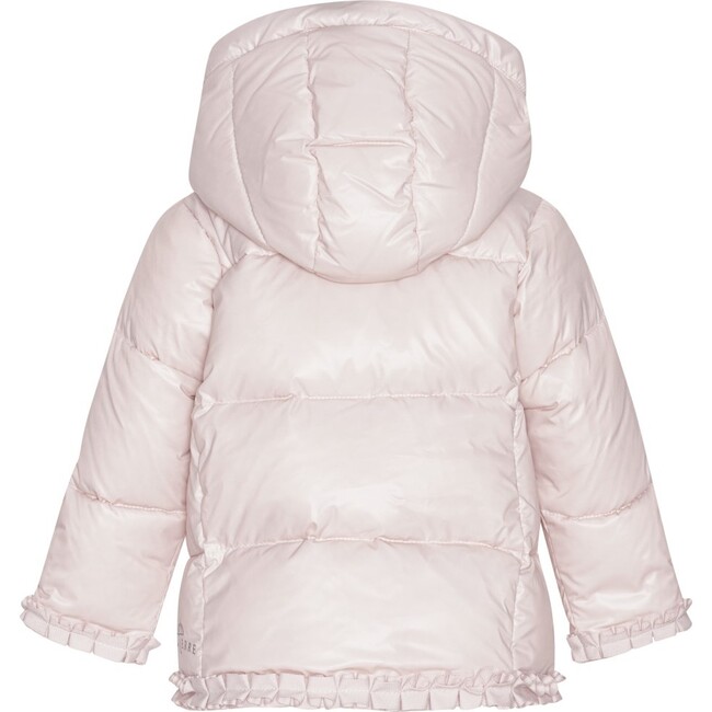 Baby Featherlight Detachable Hood Winter Jacket, Rose Powder