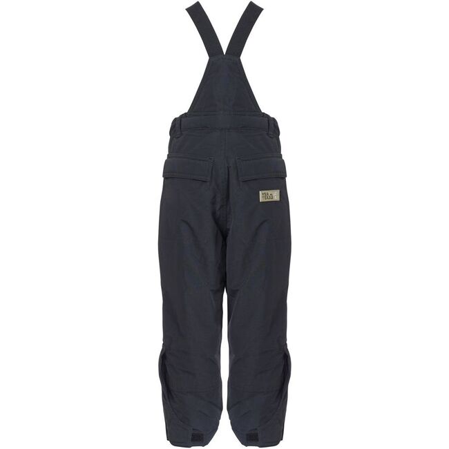 Detachable Suspender Zipper Adjustable Waist Ski Pants, Navy