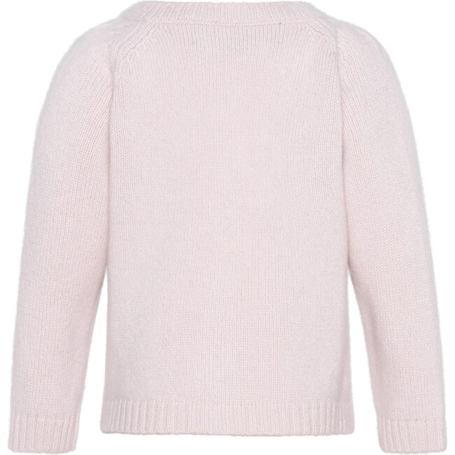 Baby Cashmere Raglan Sleeve Knit Cardigan, Rose Powder
