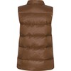 Featherlight Sleeveless Button Down Vest, Brownie - Vests - 2 - thumbnail