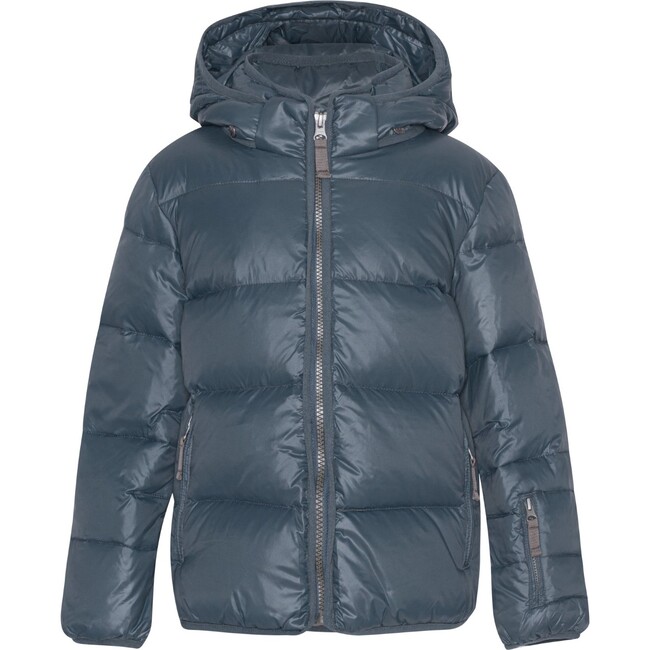 Featherlight Detachable Hood Pocket Winter Ski Jacket, Slate