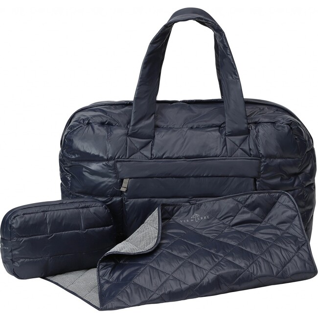 Baby Zipper Purse & Changing Pad Bag Set, Navy