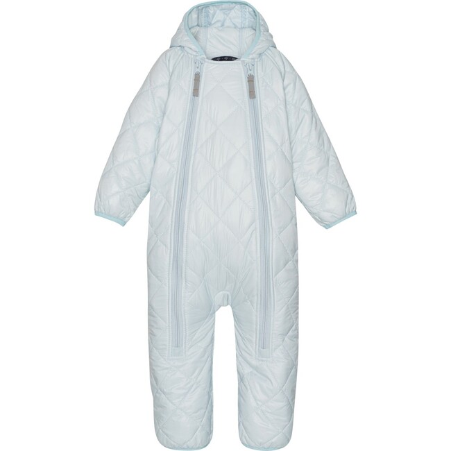 Baby Thermolite Hood 2-Zipper Overall, Baby Blue