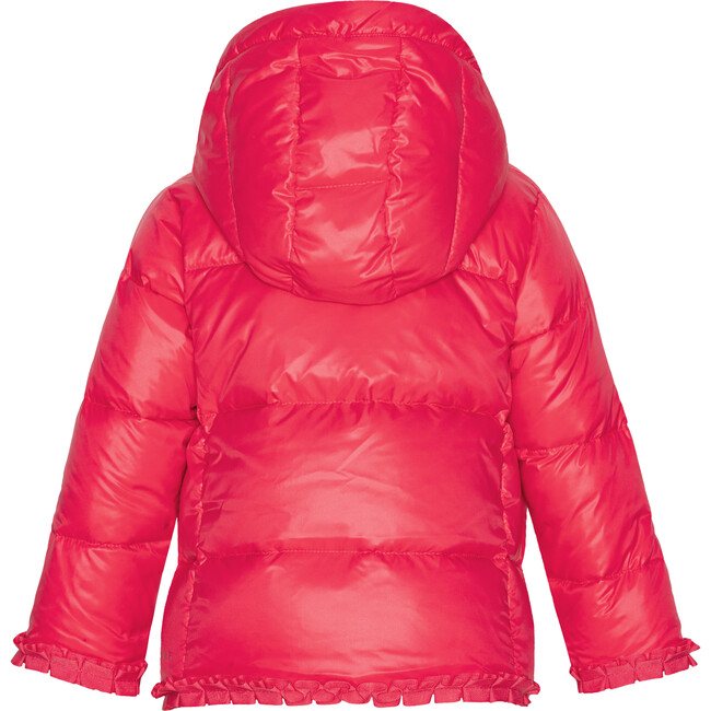 Baby Featherlight Detachable Hood Winter Jacket, Flamingo
