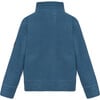 Doubleface Contrast Colour Fleece Zipper Jacket, Polar Blue - Fleece & Sherpa Jackets - 2 - thumbnail