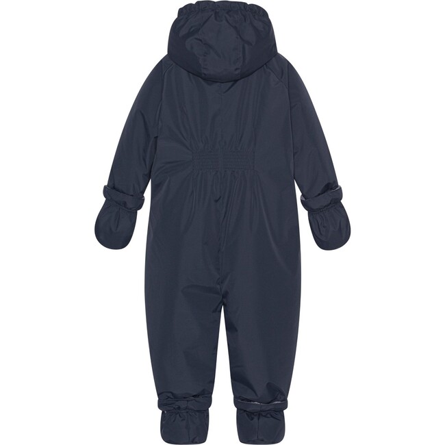 Baby Detachable Hood 2-Zipper Wintersuit, Navy