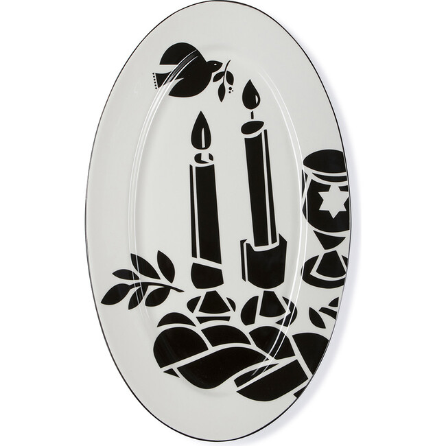 Schmooze Challah Platter - Tabletop - 1