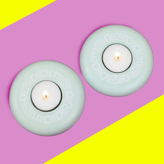 Platz Candy Tealight, Mint Motif