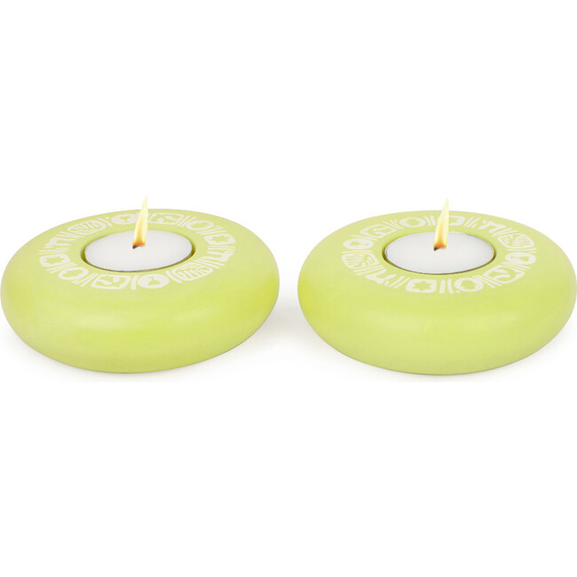 Platz Candy Tealight, Citron Motif - Menorahs & Candles - 1