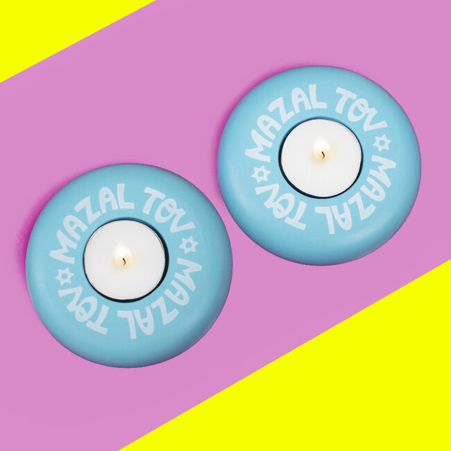 Platz Candy Tealight, Aquamarine Mazaltov