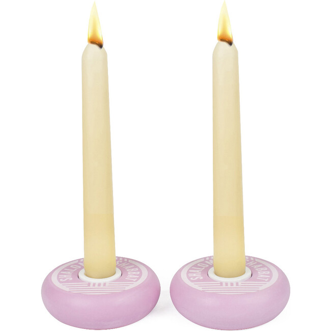 Platz Candy Candlestick, Shabbat Shalom Rose