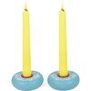 Platz Candy Candlestick, Magen David Aquamarine - Menorahs & Candles - 1 - thumbnail