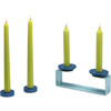 Meshuggeneh Shabbat Candle Holder, Blue - Accents - 1 - thumbnail