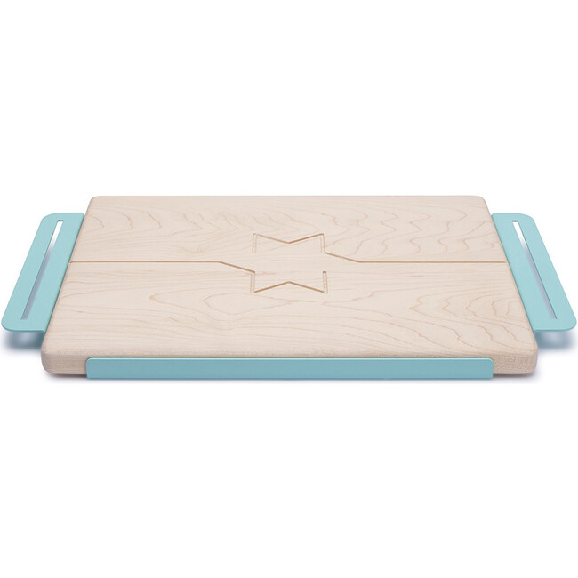 Meshuggeneh Challah Board, Blue - Tabletop - 1