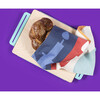 Meshuggeneh Challah Board, Blue - Tabletop - 4 - thumbnail