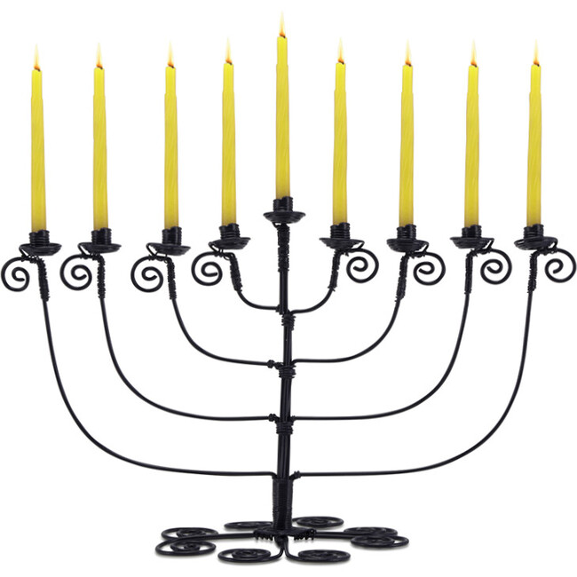 Licht Wire Twirly Menorah, Midnight