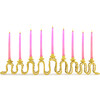 Licht Wire Up & Down Menorah, Marigold - Menorahs & Candles - 1 - thumbnail