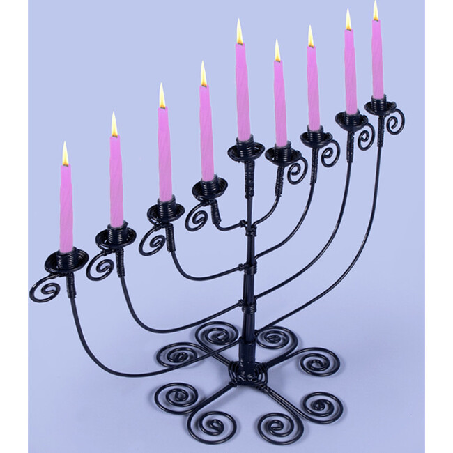 Licht Wire Twirly Menorah, Midnight