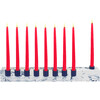 Licht Eco Resin Sleek Menorah, Midnight - Menorahs & Candles - 1 - thumbnail