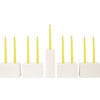 Licht Ceramic Blox Menorah, Snow - Menorahs & Candles - 1 - thumbnail