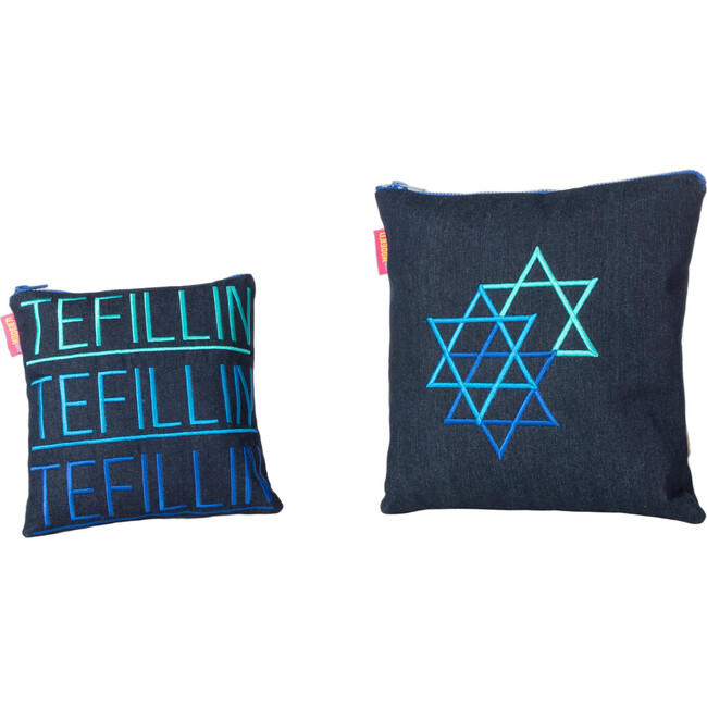 Tallit & Tefillin Denim Bag Set