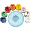 Platz Candy Candlestick, Magen David Aquamarine - Menorahs & Candles - 4 - thumbnail