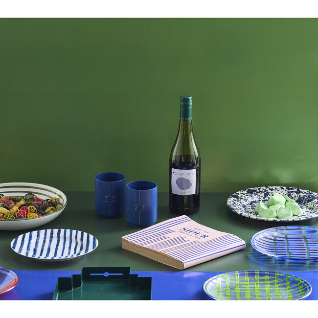 Chutzpah Kiddush Cup, Blue