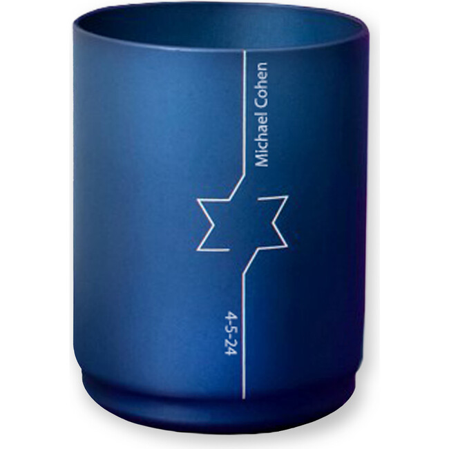 Chutzpah Kiddush Cup, Blue - Tabletop - 5