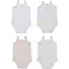 Baby Girl Sleeveless 4pc Onesie Set - Onesies - 2