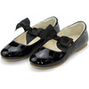 Amelia Bow Flat, Patent Black - Flats - 1 - thumbnail