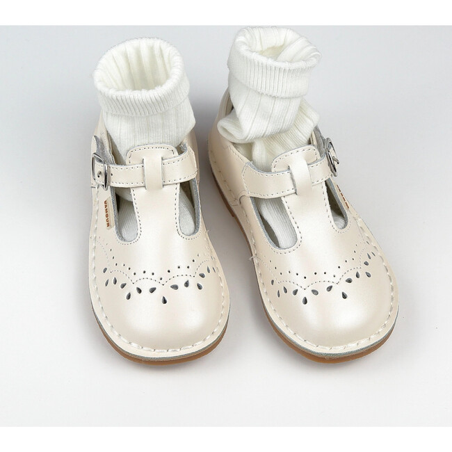 Ribbed Knee High Socks, White