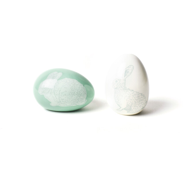 Speckled Rabbit Eggs Set of 2