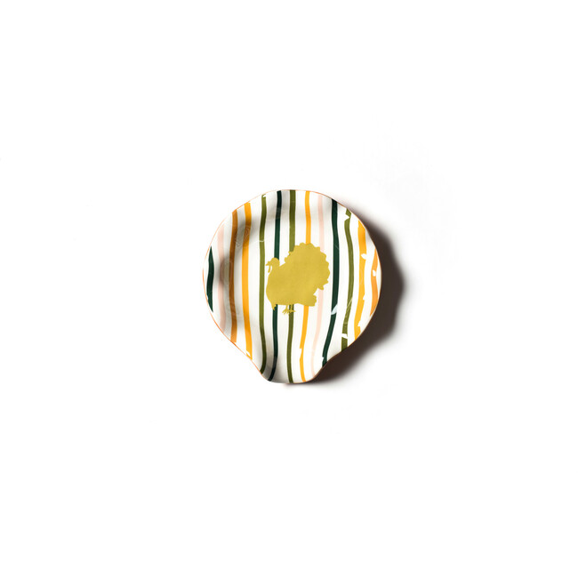Turkey Stripes Ruffle Spoon Rest